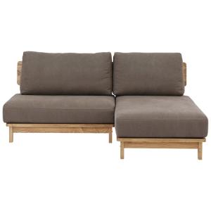【開梱設置送料無料/うれしいレビュー特典有】スモールカウチソファ マナー (MANNER) 本体：アッシュ材 張地：ファブリック アームレスト・ヘッドレスト別売り