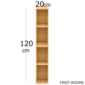 カラーボックス／上下左右連結対応 幅25 奥行き 29.4 高さ120cm