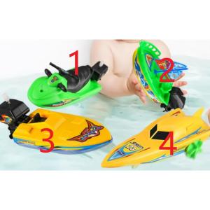 子供の水遊びボート赤ちゃんの色の認知ヨットヨットヨットヨットヨットモーターボート夏の水遊び風呂おもちゃです｜f-shop-r