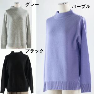 街の洋服屋フタバ 、モックネックセーター フリーサイズ ガノッシュ 219-11201 秋 冬 lady 2021AW 30代 40代 50代  レディース カジュアル LJK｜f-shop1975