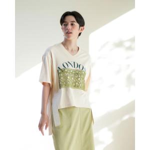 ラリアムー 半袖Tシャツ 38サイズ カットソー 2412570 レディース カジュアル SSCS 夏 lady 30代 40代 50代 ギフト ハルズアミ lallamu｜f-shop1975