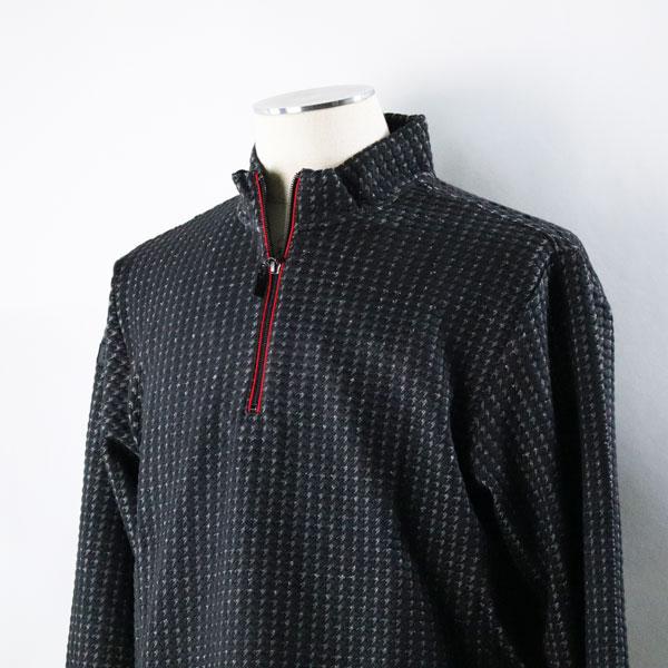 ビビコ BBCO ハーフジップセーター 45-1602-01 LT ロゴ 30代 40代 50代 メ...