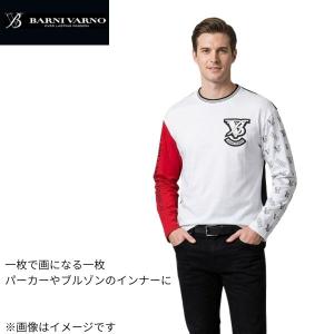 バーニヴァーノ 長袖Tシャツ Mサイズ bss-ntn5033 LT ロゴ 新作 旅行