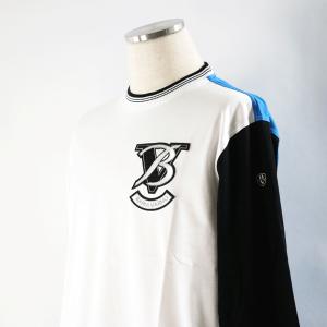 バーニヴァーノ 長袖Tシャツ Mサイズ bss-ntn5033 LT ロゴ 新作 旅行