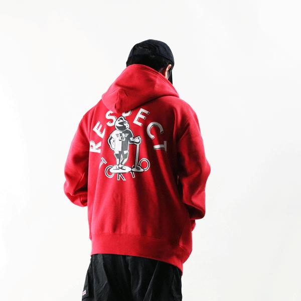 裏起毛 パーカー リスペクト 48サイズ rek054900 メンズカジュアル 1点物 respec...
