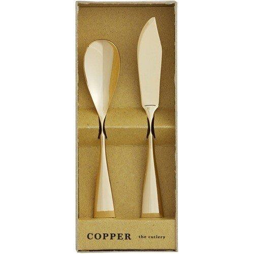 カトラリーセット COPPER the cutlery GP2本セット (ゴールドミラー バターナイ...