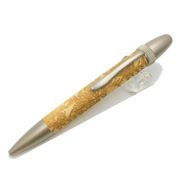 CarvingWoodPen 東濃ひのき twa1800lbe レーザー加工ペン 天然木 銘木材 筆...