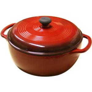 LODGE（ロッジ） カラーエナメルダッチオーブン10-3/4インチ レッド