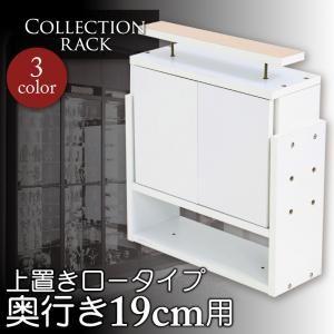 コレクションラック レギュラー奥行き19cm用 上置きロータイプ 040500252｜f-syo-ei