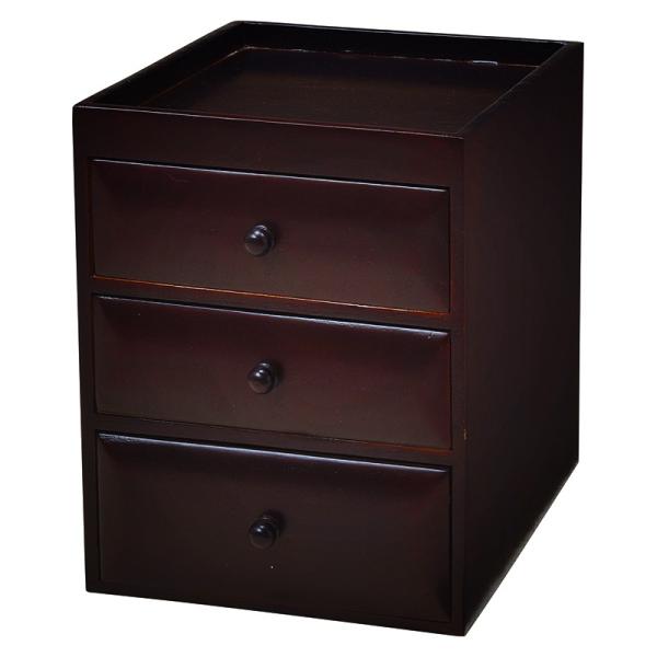 仏具 収納 チェスト 3段 幅20cm 仏壇チェスト 桐箪笥 タンス 木製  MCH-6795