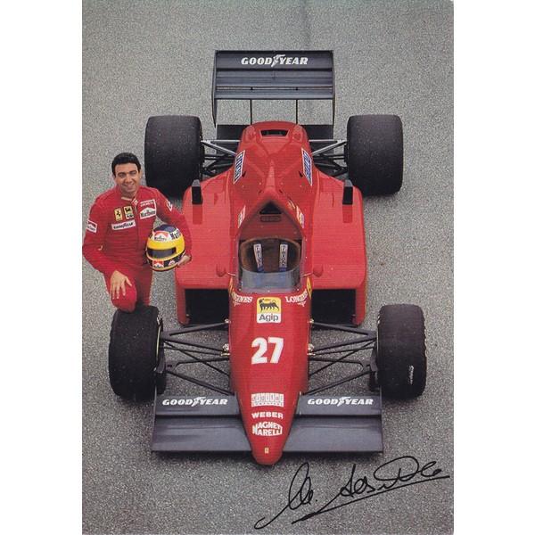 1986 Ｍ．アルボレート スクーデリア・フェラーリ ファクトリーカード