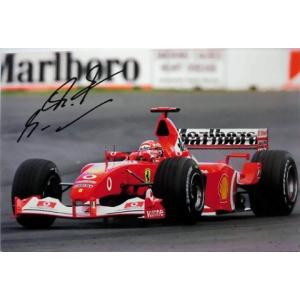 2003 Ｍ．シューマッハ スクーデリア・フェラーリ F2003-GA 直筆サイン入フォト S-566｜f1-revolution