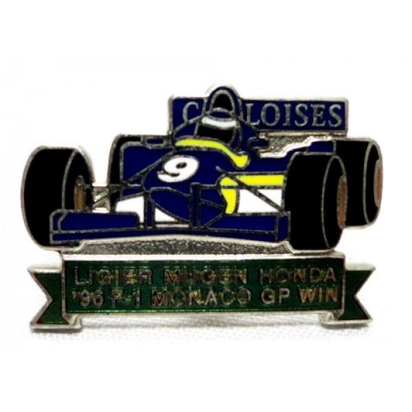 1996 O．パニス リジェ・無限ホンダ JS43 モナコGP優勝記念 ピンバッチ