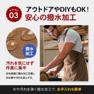 エプロン おしゃれ ワークエプロン レディース...の詳細画像5