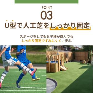 人工芝ピン 押さえピン 杭 人工芝 ピン 50...の詳細画像5