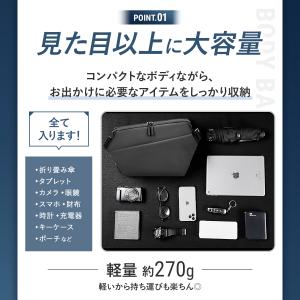 ボディバッグ ショルダーバッグ メンズ レディ...の詳細画像2