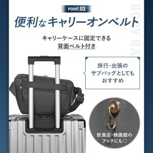 ボディバッグ ショルダーバッグ メンズ レディ...の詳細画像4