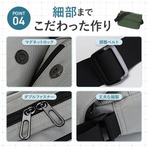 ショルダーバッグ メンズ レディース 7ポケッ...の詳細画像5