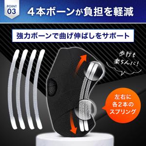 膝サポーター スポーツ 高齢者 バネ 大きいサ...の詳細画像5