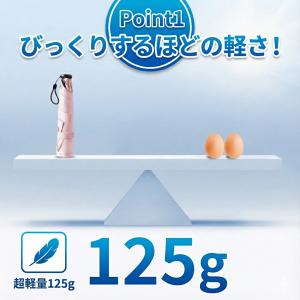 折りたたみ傘 折り畳み傘 軽量 晴雨兼用 レデ...の詳細画像5
