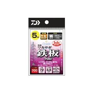 ダイワ(DAIWA) 快適ワカサギSS 鉄板フロロ M 5本-0.5号