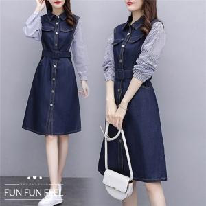 デニムワンピ コーデ 冬の商品一覧 通販 Yahoo ショッピング