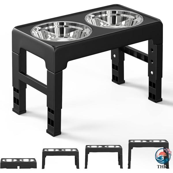 ペットボウル スタンド付きボウル フードボウル 台 お皿 中型犬 大型犬 ペット用品 食器 フードス...