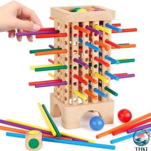 木製バランスゲーム おもちゃ 木製バランスステ...の詳細画像5