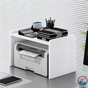 プリンター台 2段小型プリンターラック 机下収納...の商品画像