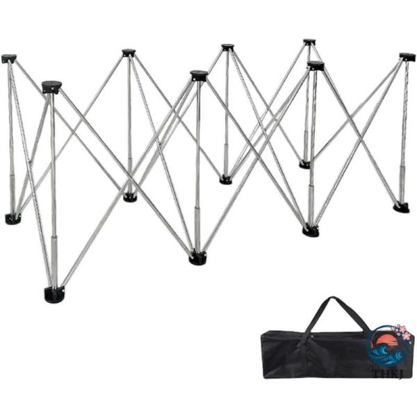 ワークベンチ ステンレス鋼 拡張可能 軽量 組立不要 ワンタッチ 伸縮 折りたたみスタンド 作業台 ...