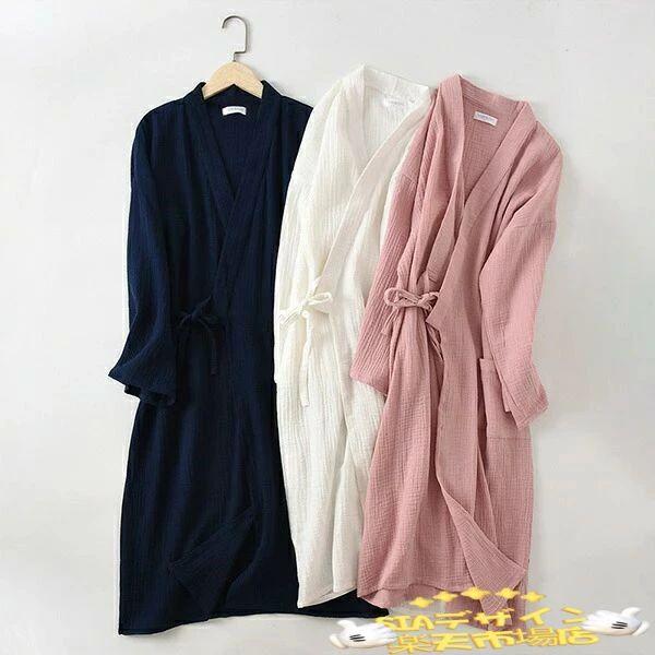 7色！春夏秋冬  ガーゼコットン   薄手いバスローブ   レディース メンズ  速乾バスローブ 風...