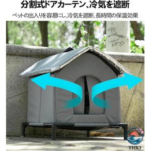 外猫ハウス 屋外 防水 冬 猫用 ハウス 猫小...の詳細画像1