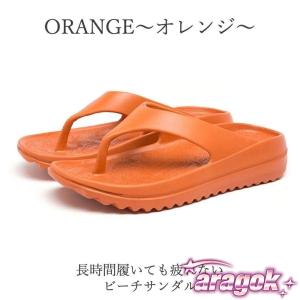 ビーチ サンダル 厚底 疲れない 痛くない 鼻...の詳細画像2