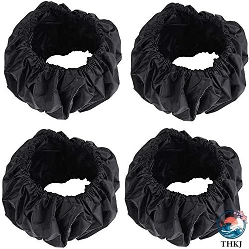 4個セット ベビーカー車輪カバー タイヤカバー 汚れ防止 床キズ防止 室内防塵用 濡れたタイヤ 汚れ...