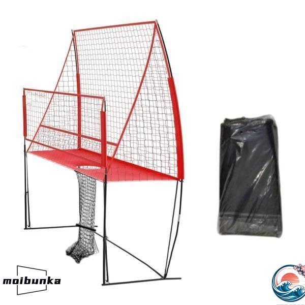 バレーボール練習ネット バレーボールネット 高さ調節可能 軽量バレーボールトレーニング器具ネット 裏...