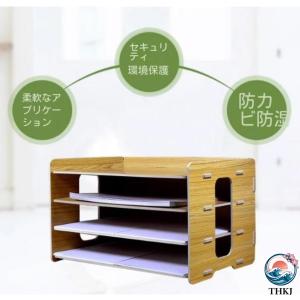 木製 厚手 多層仕上げ情報事務用品デスクトップ...の詳細画像3