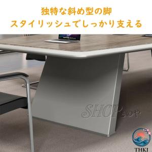 会議用テーブル ミーティングテーブル 大型 オ...の詳細画像3