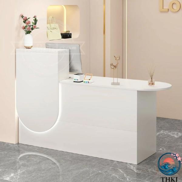 レジカウンター 受付、受付カウンター 、 コンピューターテーブル、レジテーブル、 法人様向け 耐摩耗...