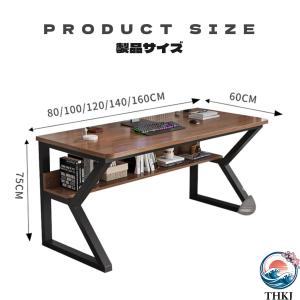 ゲーミングデスク木製 PCデスクパソコンデスク...の詳細画像1