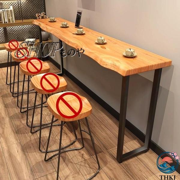 カウンターテーブル ハイテーブル バーカウンターテーブル おしゃれ 木製 ダイニングテーブル 簡単な...