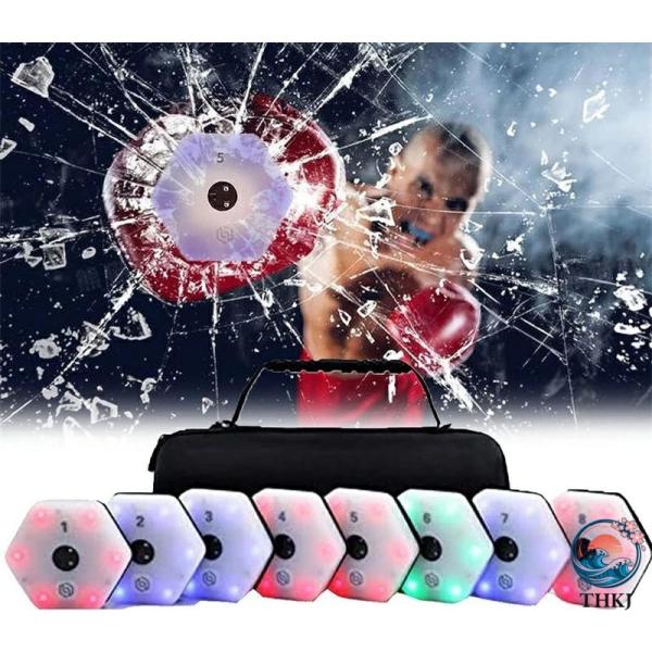 LEDリアクション トレーニング ライト、機敏な反応速度トレーニング機器、スピード ドリル フィット...