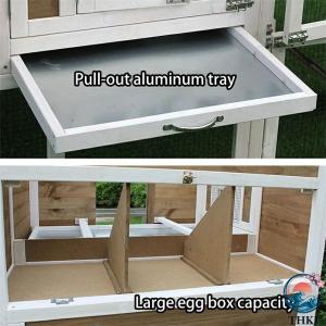 大型ウサギ小屋 防水 屋根と引き出しトレイ付き...の詳細画像3