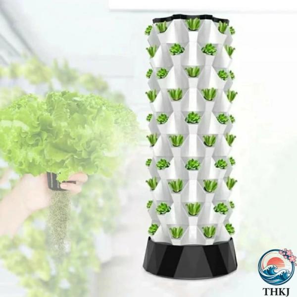 80ポッド ハイドロポニックタワー ガーデン水耕栽培システム エアロポニックス栽培キット ハーブ、果...