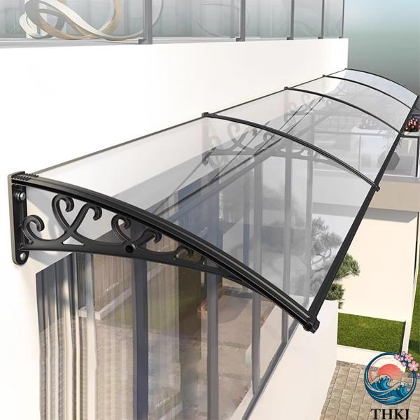 窓オーニングドアキャノピー、フロントドア/窓オーバーハングオーニング、アルミブラケット付きドア用オー...