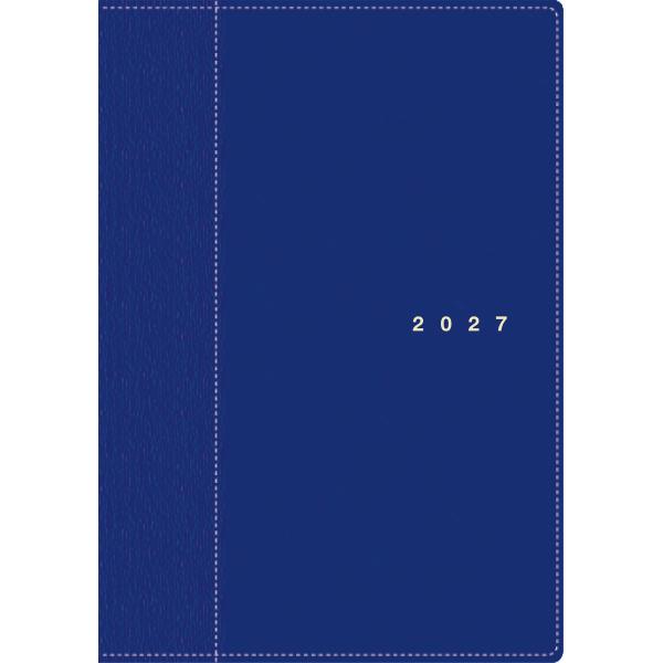 【全国送料無料】　高橋書店　2027年　３５５　シャルム５　Ｂ６　ネイビー　郵便受届