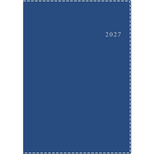 【全国送料無料】　高橋書店　2027年　４７１　デスクダイアリー　Ａ５　紺　郵便受届