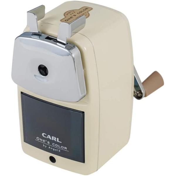 文具　31544　カール事務器 鉛筆削り エンゼル5 プレミアム3 クリーム A5PR3-I