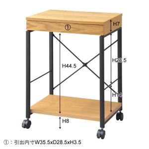 東谷 デスクワゴン END-330NA W45...の詳細画像5