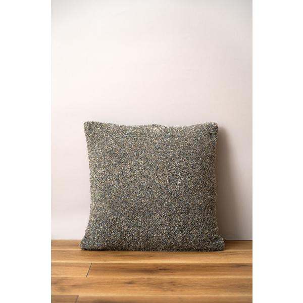 東谷 FAB-103GR クッション グリーン 緑 カーキ 正方形 おしゃれ ソファ ブークレ生地 ...