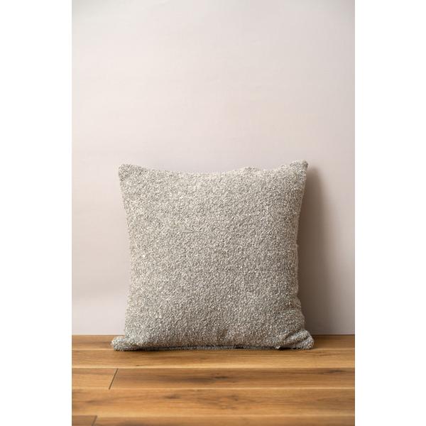 東谷 FAB-103GY クッション グレー 灰 ねずみ色 正方形 おしゃれ ソファ ブークレ生地 ...